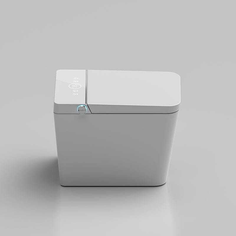 Modern Floor Mounted Small Size Square Smart Toilet for Small Bathrooms