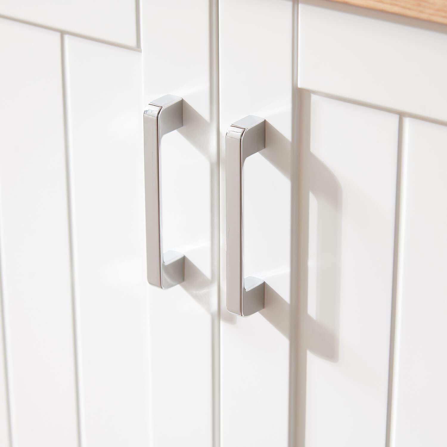 Mueble de baño independiente de 32" con estructura de madera maciza y parte inferior abierta