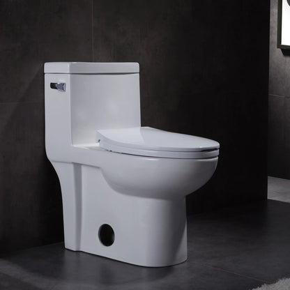 1.28 GPM (Water Efficient) One-Piece ADA Elongated  Toilet, Soft Close Seat Included (cUPC Approved) - 28&quot;x 14.5&quot;x 29&quot;