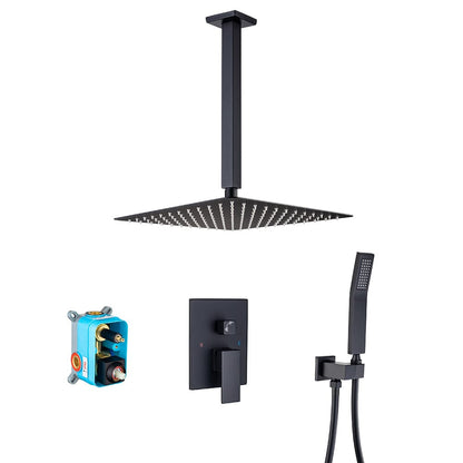 Ceiling Mount Shower 2 Spray Patterns with 2.5 GPM 12 in. Rain Shower Head Systems