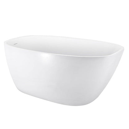 Giving Tree 59&quot; Acrylic Egg Shape Free Standing Tub for Bathroom