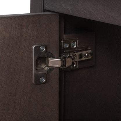 Solid wood and MDF construction bathroom vanity for durability