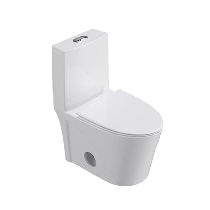 Giving Tree One Piece 1.1GPF/1.6 GPF Dual Flush Elongated Toilet