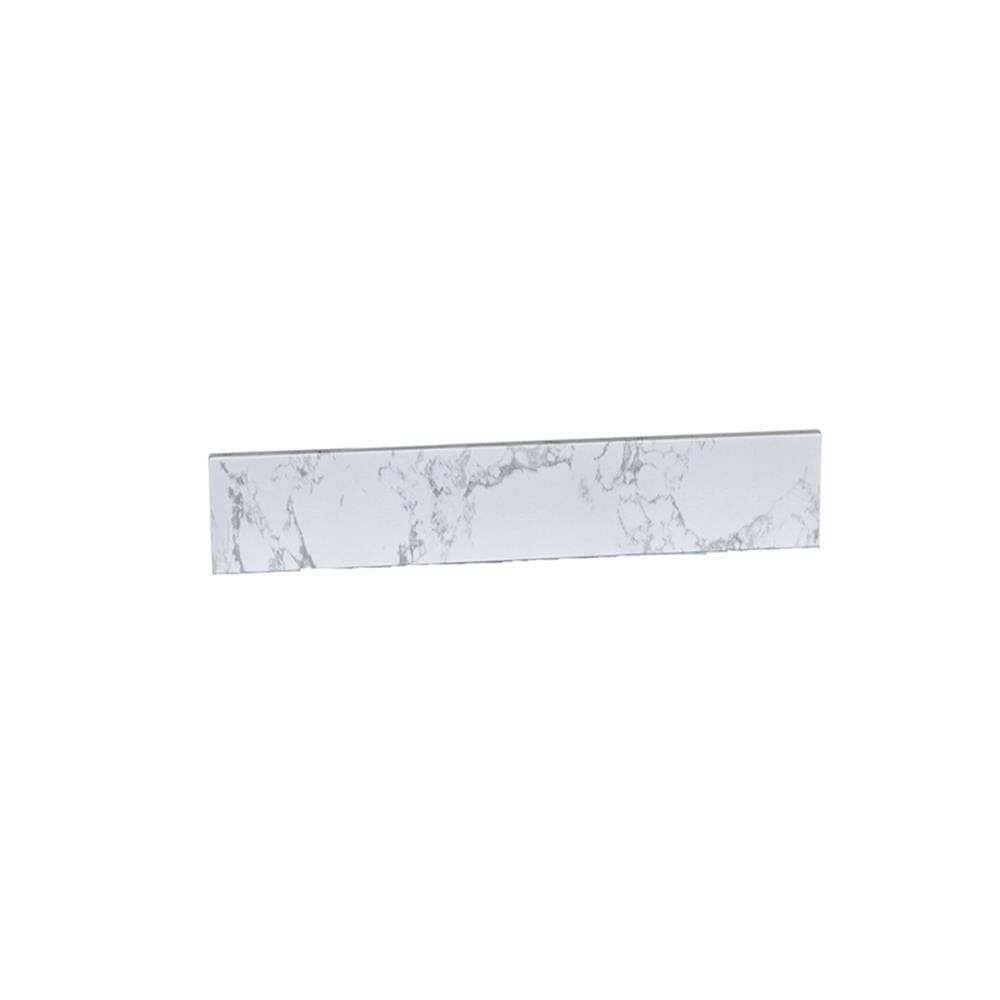 Giving Tree 43" carrara white engineered stone vanity top backsplash
