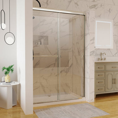 44-48&quot;W x 72&quot;H Shower Door Traditional Two-way Sliding with Handle
