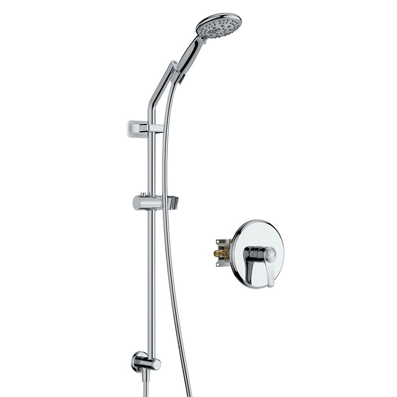 Dropship Shower System; Ultra-thin Wall Mounted Shower Faucet Set For  Bathroom; Wall Massage Water; Stainless Steel Rain Shower Head Handheld Shower  Set; 23 Inch Square Large Panel; Brushed Nickel to Sell Online