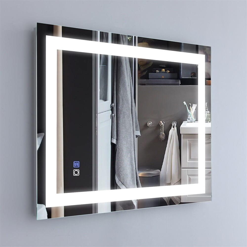 28 X 36 Inch LED Bathroom Mirror Makeup Wall Mirror Wall Mounted