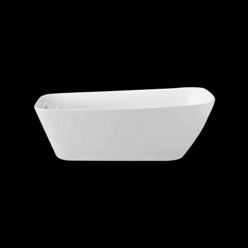63&quot; Acrylic Single Slipper Tub Freestanding Soaking Bathtub