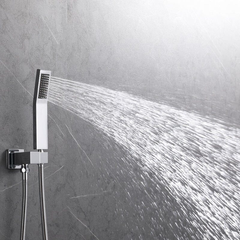 Giving Tree Shower Faucet Sets Wall Mounted with 10&quot; Rainfall Shower Head and Handheld