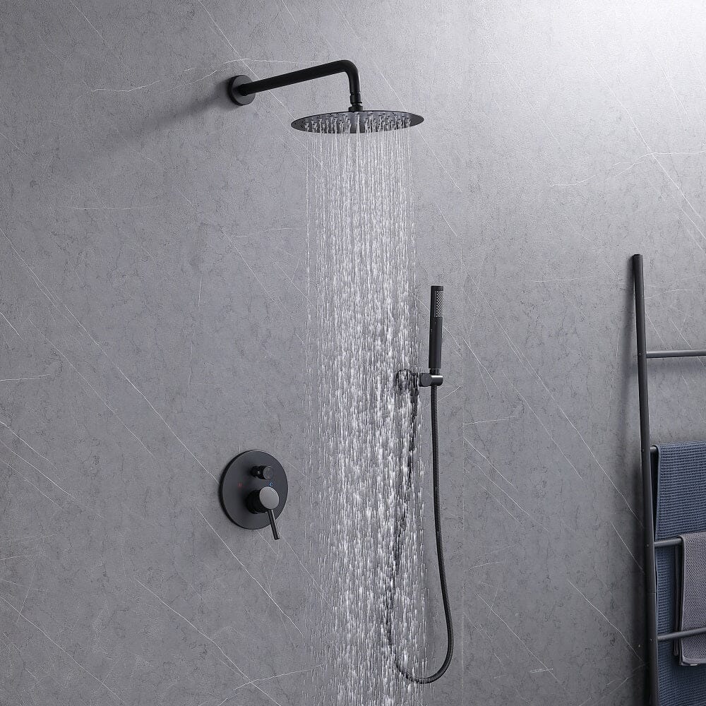 Giving Tree Wall Mounted Shower Set with 10" Round Rainfall Shower Head