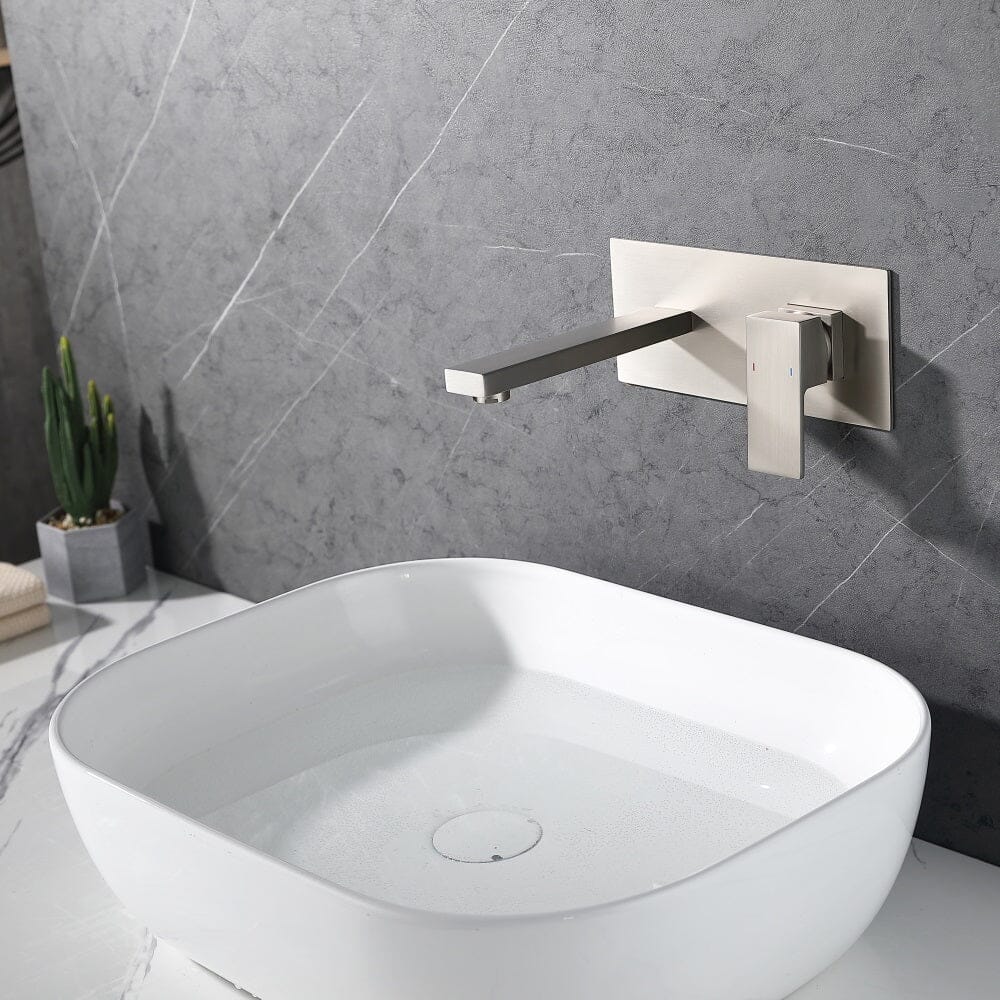 Giving Tree Bathroom Sink or Bathtub Wall Mount Faucet With Single Handle