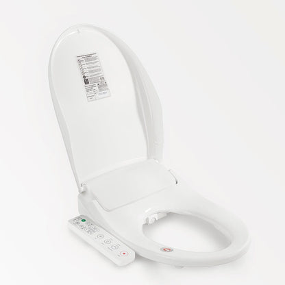 Elongated Smart Toilet Seat with Automatic Heating, Rinsing and Warm Air Drying