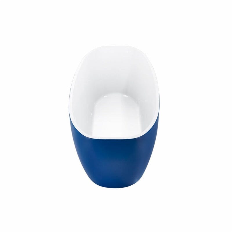 Mokleba 59&quot; Acrylic Egg Shape Free Standing Tub for Bathroom