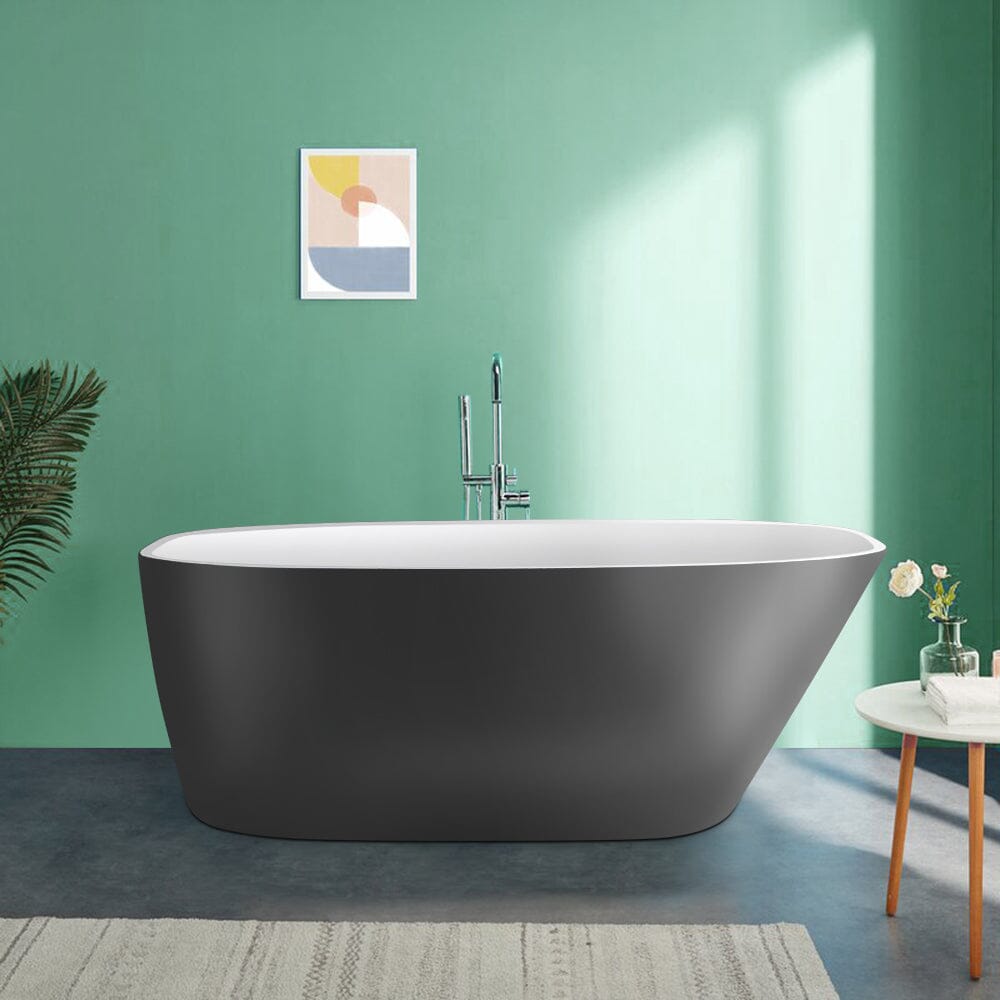 Giving Tree 59&quot; Acrylic Egg Shape Free Standing Tub for Bathroom