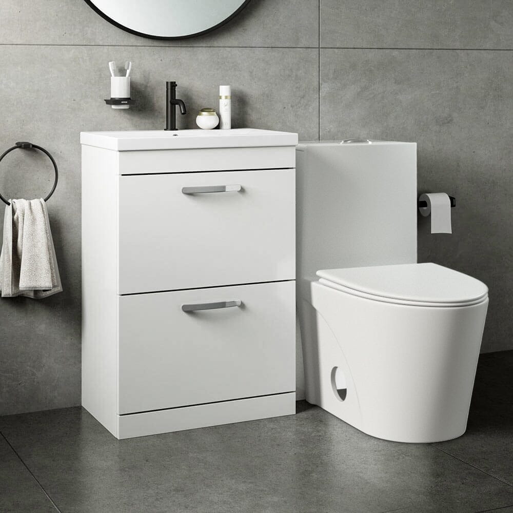 Giving Tree One Piece 1.1GPF/1.6 GPF Dual Flush Elongated Toilet