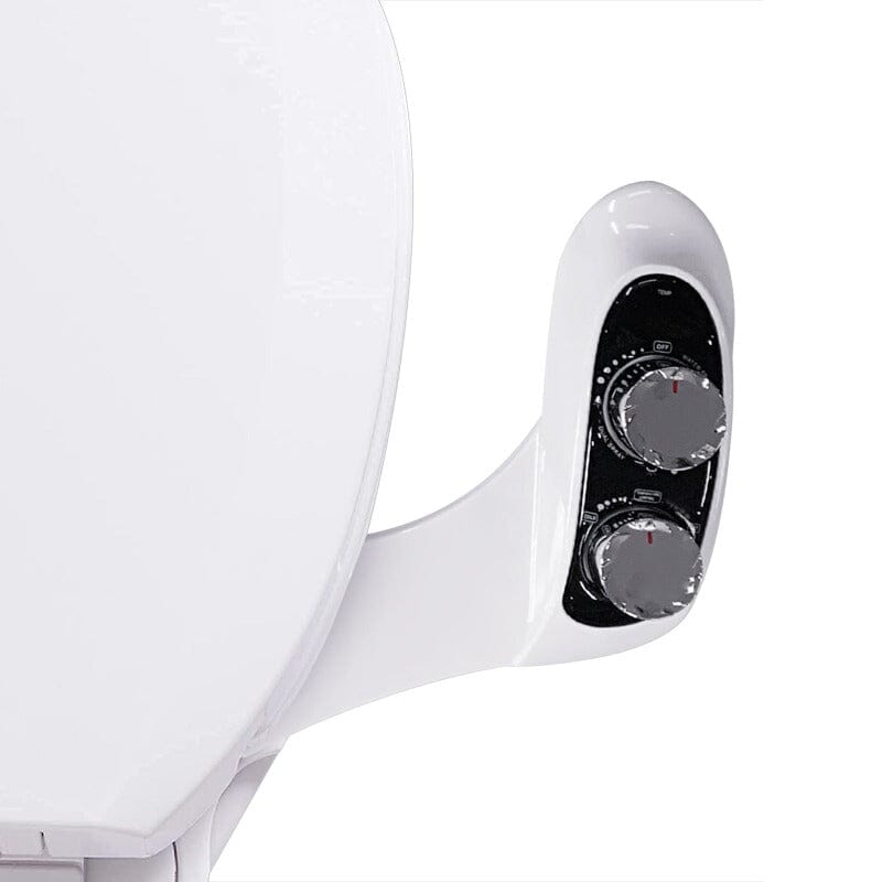 Giving Tree Non-Electric Bidet Toilet Attachment Self Cleaning Dual Nozzle Sprays Hot &amp; Cold Water
