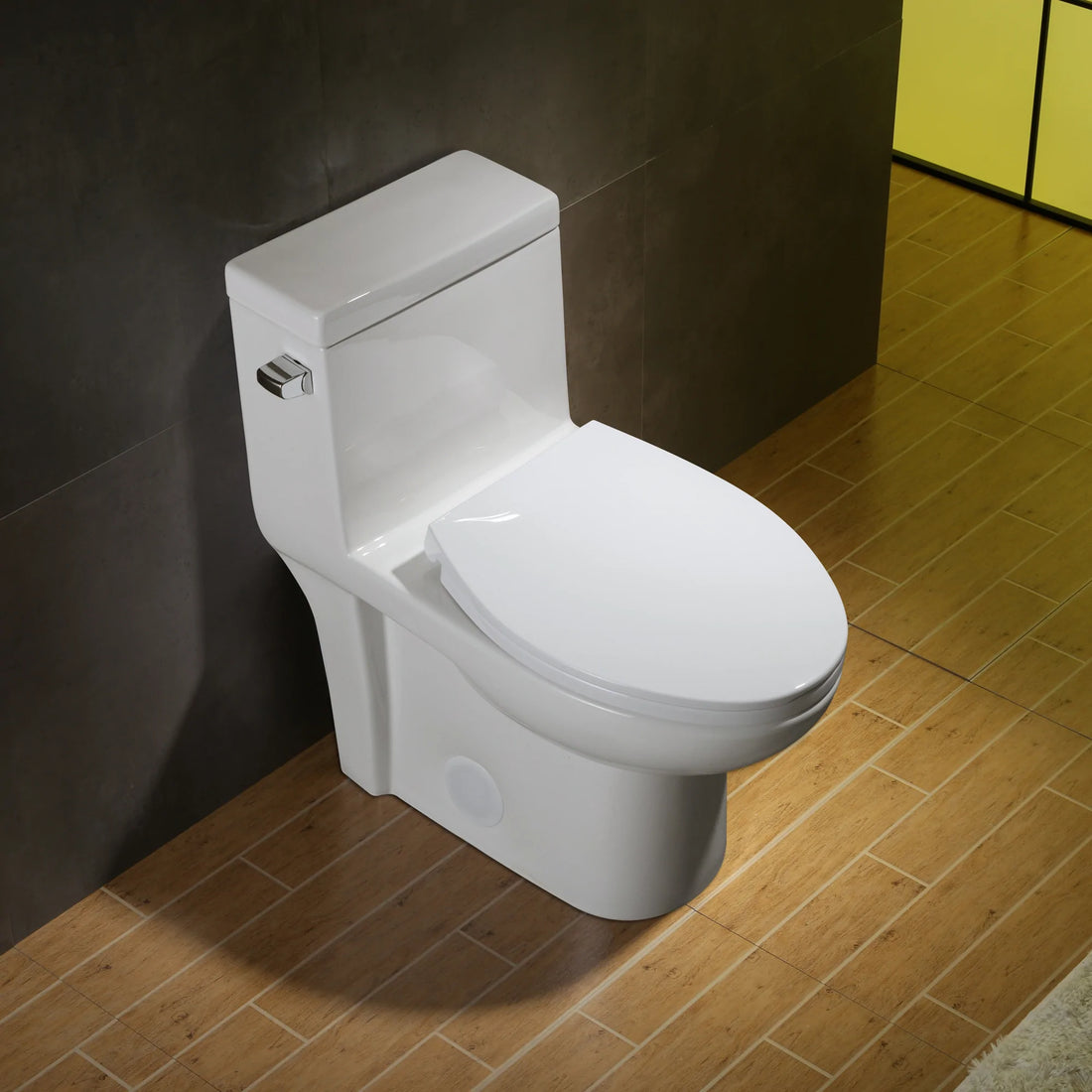 1.28 GPM (Water Efficient) One-Piece ADA Elongated Toilet, Soft Close Seat Included (cUPC Approved) - 28"x 14.5"x 29"