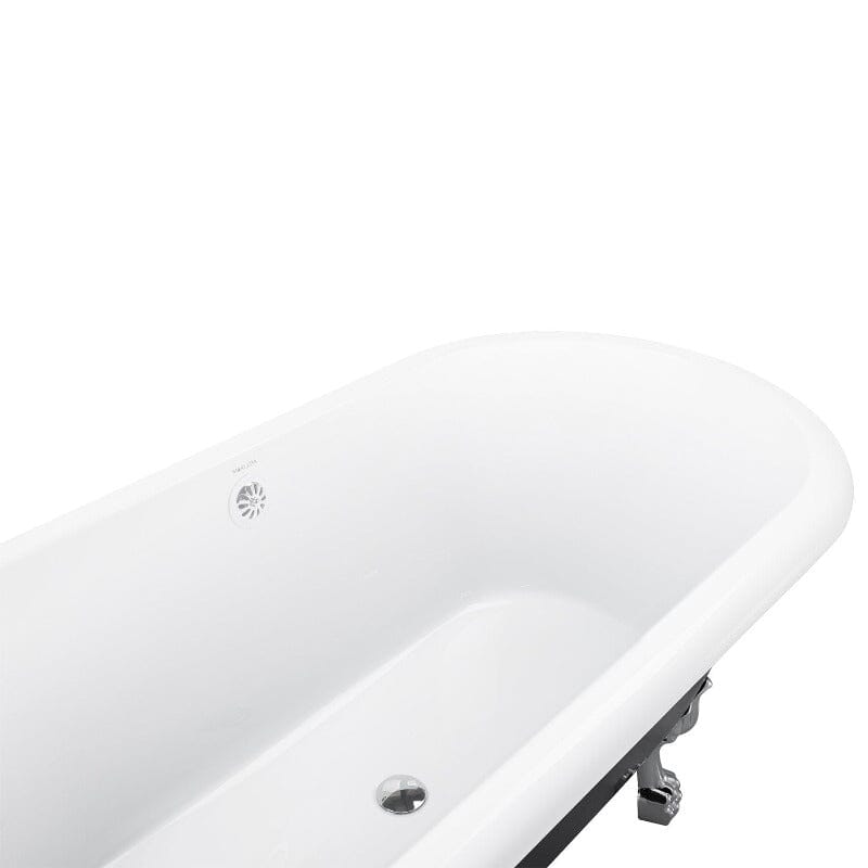 59&quot; Clawfoot Tub Double End Detail