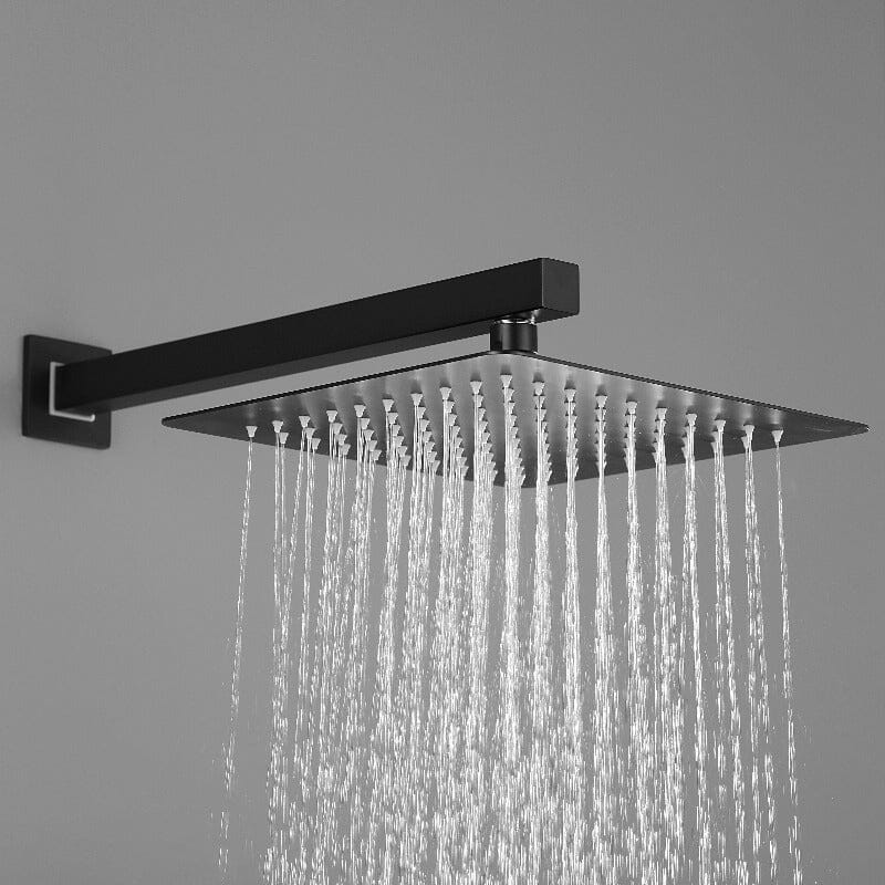 Giving Tree 2-Spray Patterns 10 Inch Bathroom Luxury Rain Mixer Shower Complete Combo Set