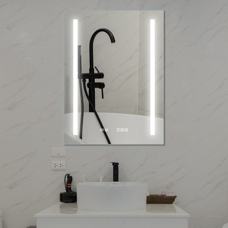 24 x 32 Inch LED Bathroom Mirror with Anti Fog Dimmable Touch Button