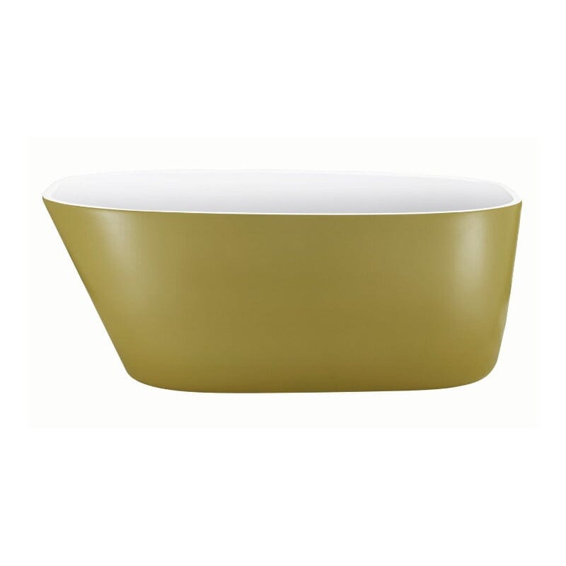 Giving Tree 59&quot; Acrylic Egg Shape Free Standing Tub for Bathroom